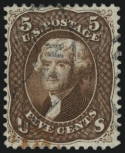 Sale 946, Lot 375, 1861-66 Issue (Scott 56-78)