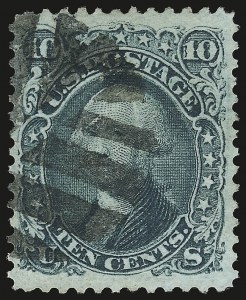 Sale 946, Lot 393, 1867-68 Grilled Issue (Scott 79-101)