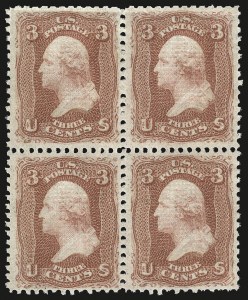 Sale 946, Lot 406, 1867-68 Grilled Issue (Scott 79-101)