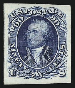 Sale 946, Lot 41, Essays, Proofs and Specimens