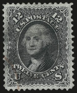 Sale 946, Lot 413, 1867-68 Grilled Issue (Scott 79-101)