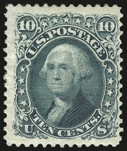 Sale 946, Lot 435, 1875 Re-Issue of 1861-66 Issue (Scott 102-111)