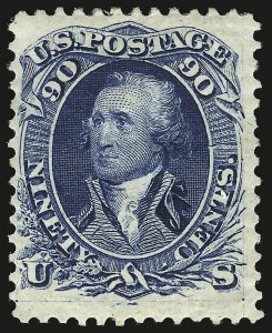 Sale 946, Lot 448, 1875 Re-Issue of 1861-66 Issue (Scott 102-111)