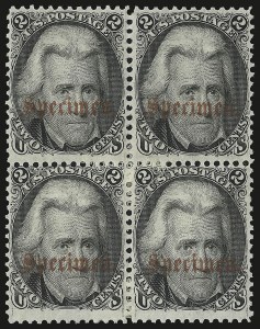 Sale 946, Lot 46, Essays, Proofs and Specimens