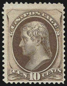 Sale 946, Lot 554, 1870-71 National Bank Note Co. Ungrilled Issue (Scott 145-155)