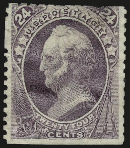 Sale 946, Lot 577, 1875 Continental Bank Note Co. Hard Paper Special Printing (Scott 167-175)