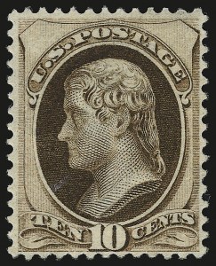 Sale 946, Lot 585, 1879 American Bank Note Co. Issue (Scott 182-191)