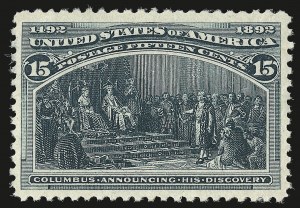 Sale 946, Lot 674, 1893 Columbian Issue (Scott 230-245)