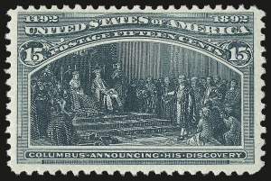 Sale 946, Lot 675, 1893 Columbian Issue (Scott 230-245)