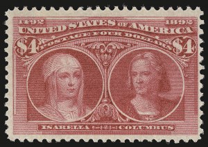 Sale 946, Lot 711, 1893 Columbian Issue (Scott 230-245)