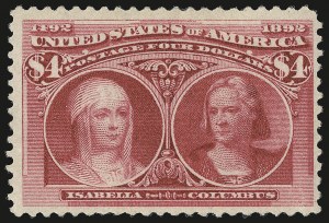 Sale 946, Lot 712, 1893 Columbian Issue (Scott 230-245)