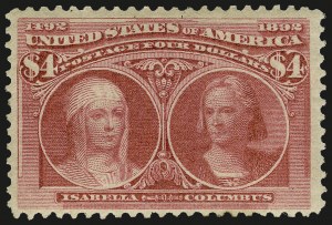 Sale 946, Lot 713, 1893 Columbian Issue (Scott 230-245)