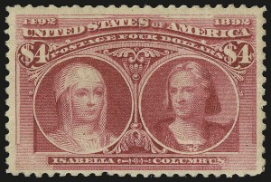 Sale 946, Lot 715, 1893 Columbian Issue (Scott 230-245)