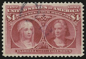 Sale 946, Lot 716, 1893 Columbian Issue (Scott 230-245)