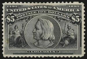 Sale 946, Lot 725, 1893 Columbian Issue (Scott 230-245)