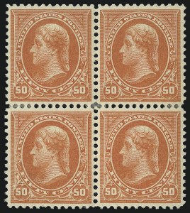 Sale 946, Lot 738, 1894 Unwatermarked Bureau Issue (Scott 246-263)
