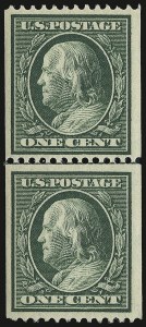 Sale 946, Lot 914, 1908-10 Washington-Franklin Issues (Scott 331-356)