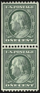 Sale 946, Lot 915, 1908-10 Washington-Franklin Issues (Scott 331-356)