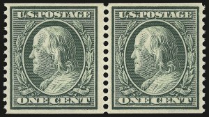 Sale 946, Lot 979, 1910-13 Washington-Franklin Issue (Scott 374-396)