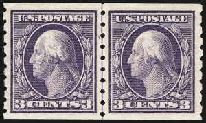 Sale 946, Lot 989, 1910-13 Washington-Franklin Issue (Scott 374-396)
