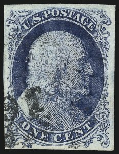 Sale 953, Lot 100, 1851-56 Issue (Scott 5-17)