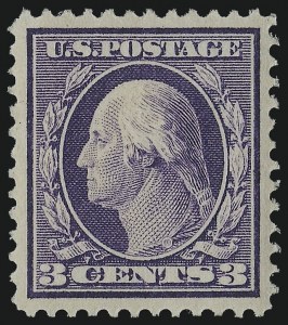 Sale 953, Lot 1022, 1910-13 Washington-Franklin Issue (Scott 374-396)