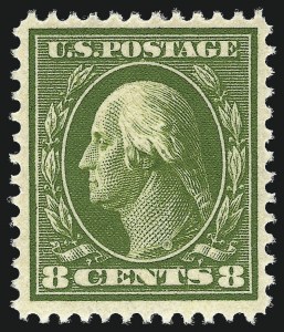 Sale 953, Lot 1030, 1910-13 Washington-Franklin Issue (Scott 374-396)