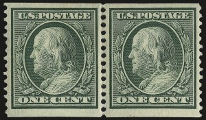 Sale 953, Lot 1041, 1910-13 Washington-Franklin Issue (Scott 374-396)