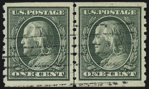 Sale 953, Lot 1048, 1910-13 Washington-Franklin Issue (Scott 374-396)