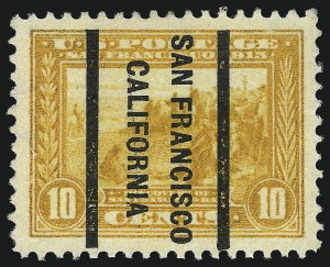 Sale 953, Lot 1066, 1913-15 Panama-Pacific Issue (Scott 397-404)