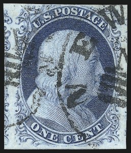 Sale 953, Lot 109, 1851-56 Issue (Scott 5-17)