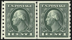 Sale 953, Lot 1091, 1912-14 Washington-Franklin Issue (Scott 405-423)