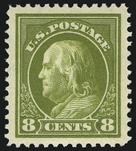 Sale 953, Lot 1094, 1912-14 Washington-Franklin Issue (Scott 405-423)