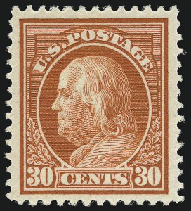 Sale 953, Lot 1101, 1912-14 Washington-Franklin Issue (Scott 405-423)