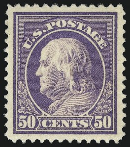 Sale 953, Lot 1104, 1912-14 Washington-Franklin Issue (Scott 405-423)