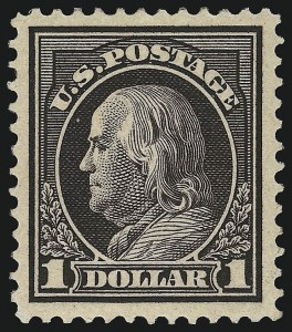 Sale 953, Lot 1108, 1912-14 Washington-Franklin Issue (Scott 405-423)