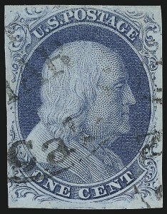 Sale 953, Lot 111, 1851-56 Issue (Scott 5-17)