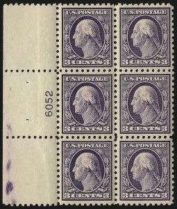 Sale 953, Lot 1111, 1913-15 Washington-Franklin Issues (Scott 424-461)
