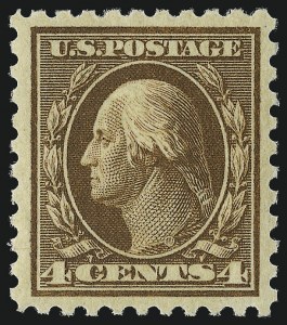 Sale 953, Lot 1113, 1913-15 Washington-Franklin Issues (Scott 424-461)