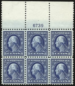Sale 953, Lot 1114, 1913-15 Washington-Franklin Issues (Scott 424-461)