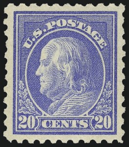 Sale 953, Lot 1120, 1913-15 Washington-Franklin Issues (Scott 424-461)