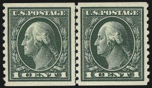 Sale 953, Lot 1128, 1913-15 Washington-Franklin Issues (Scott 424-461)