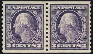 Sale 953, Lot 1132, 1913-15 Washington-Franklin Issues (Scott 424-461)