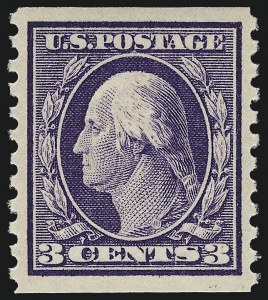 Sale 953, Lot 1133, 1913-15 Washington-Franklin Issues (Scott 424-461)