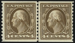 Sale 953, Lot 1136, 1913-15 Washington-Franklin Issues (Scott 424-461)