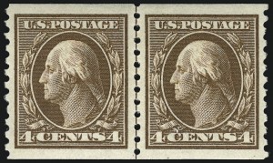 Sale 953, Lot 1137, 1913-15 Washington-Franklin Issues (Scott 424-461)
