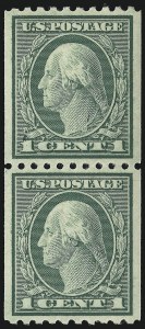 Sale 953, Lot 1142, 1913-15 Washington-Franklin Issues (Scott 424-461)