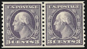 Sale 953, Lot 1158, 1913-15 Washington-Franklin Issues (Scott 424-461)