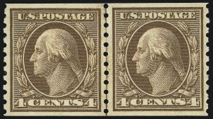 Sale 953, Lot 1160, 1913-15 Washington-Franklin Issues (Scott 424-461)