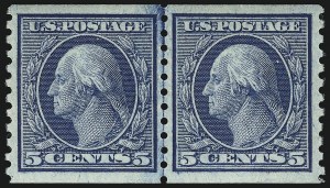 Sale 953, Lot 1164, 1913-15 Washington-Franklin Issues (Scott 424-461)
